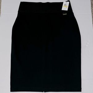 Calvin Klein Black Modern Pencil Skirt Size Medium